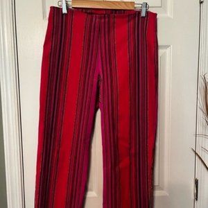 ATTYRE pull on striped pants Sz 10